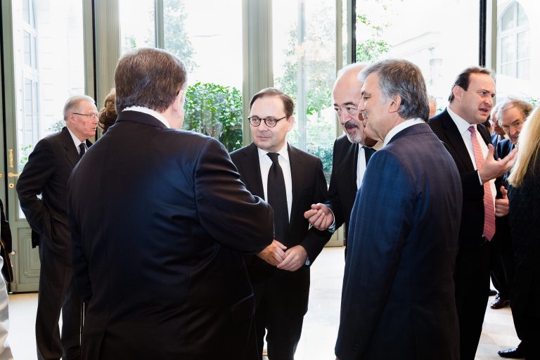 Fabien Baussart with former Turkish President, Abdullah Gül. 