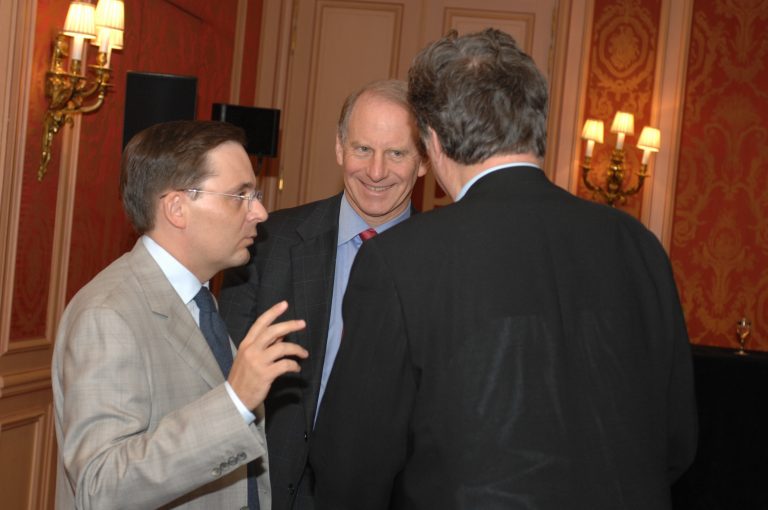 Fabien Baussart with Richard Haass, President of the Council on Foreign Relations in U.S.