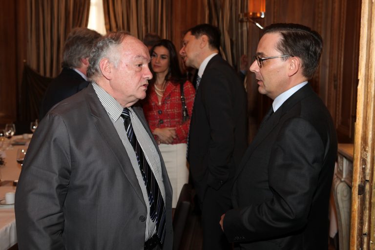 Fabien Baussart with Jean-Claude Cousseran, former French General Director at the DGSE.